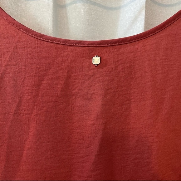 Fabletics Ecosatin Cinnamon Rose Tank Top - Size 2X - Picture 7 of 7